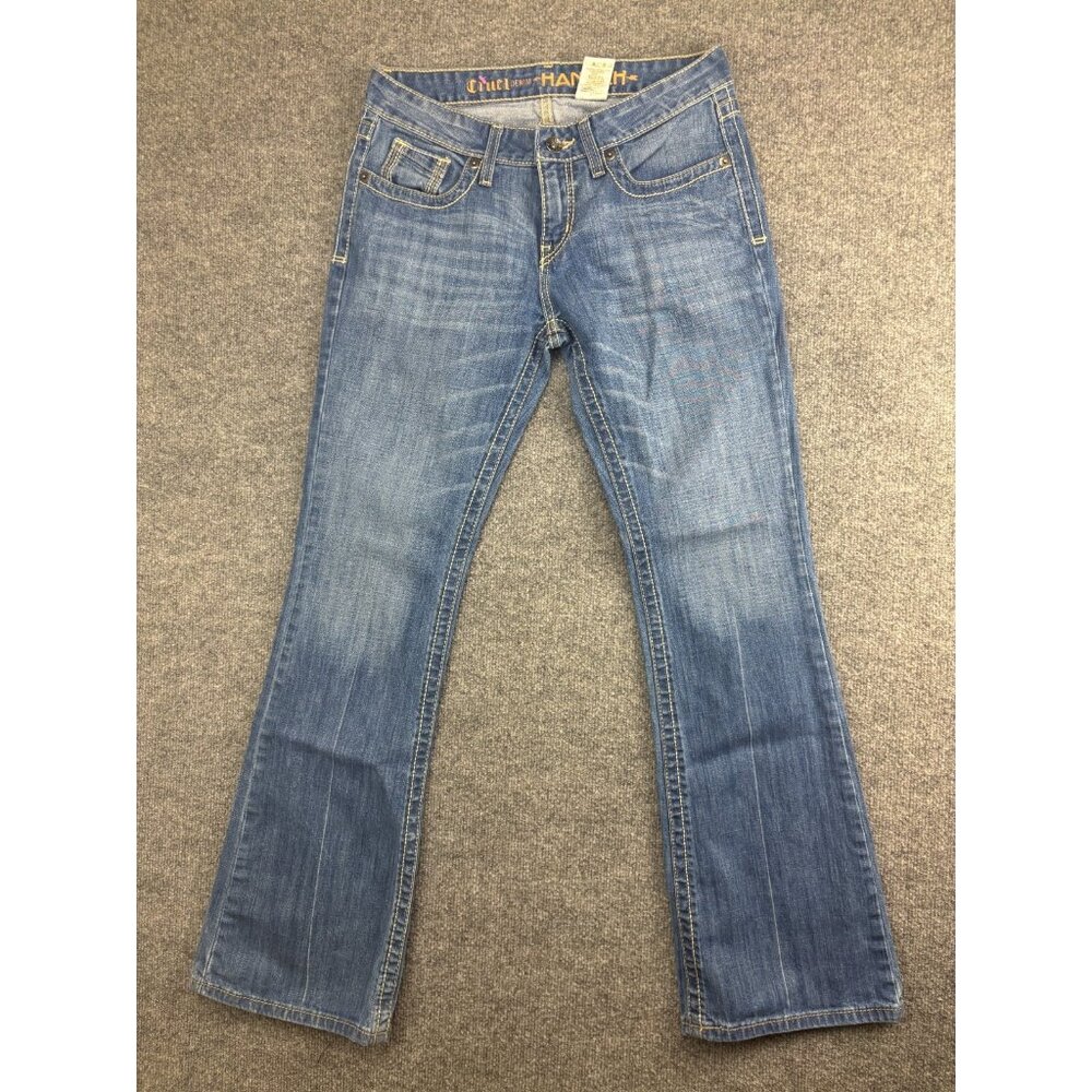 Cruel Girl Boot Cut Jeans - Medium Blue